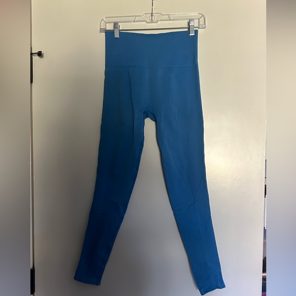Blue Spiritual Gangster seamless leggings